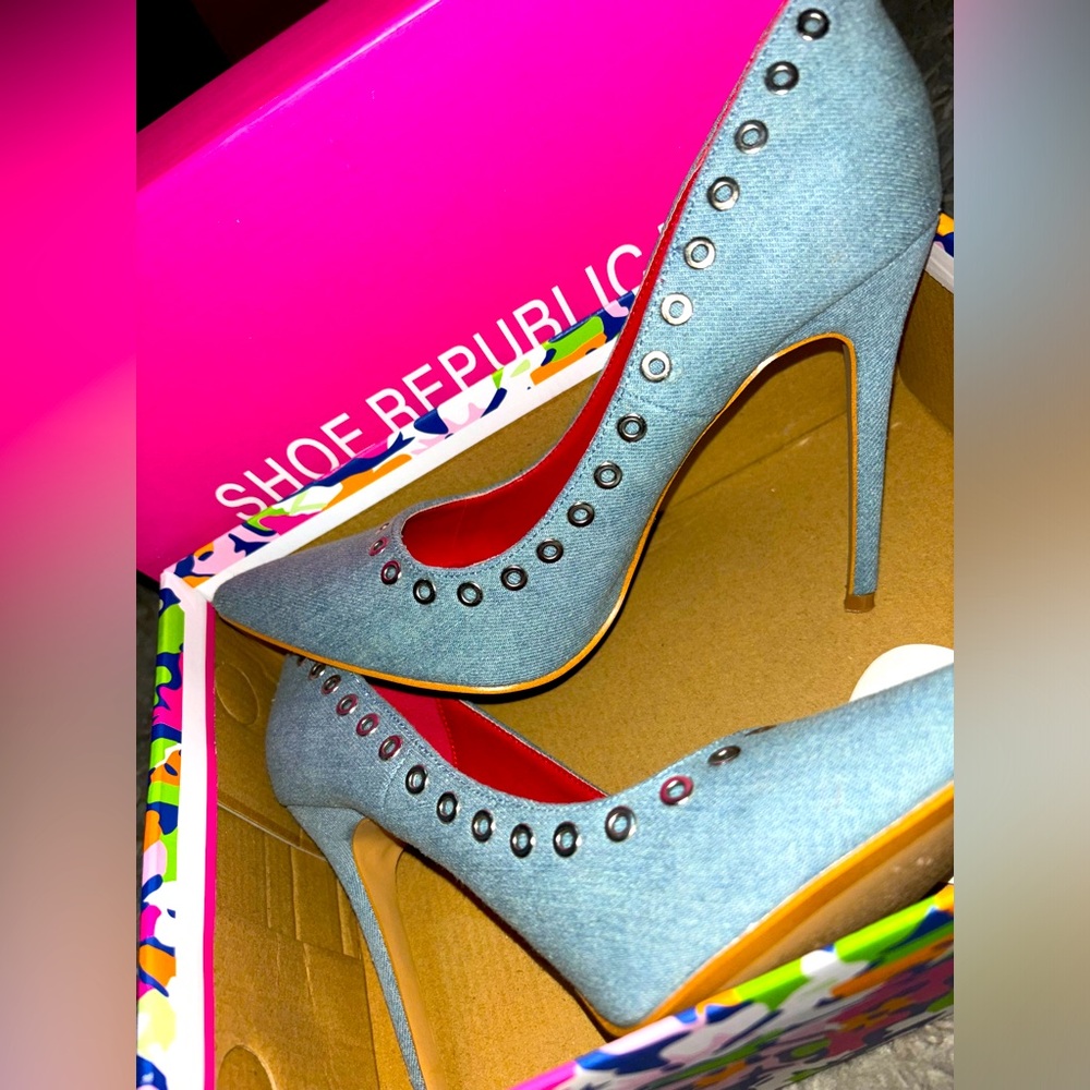Denim Pumps